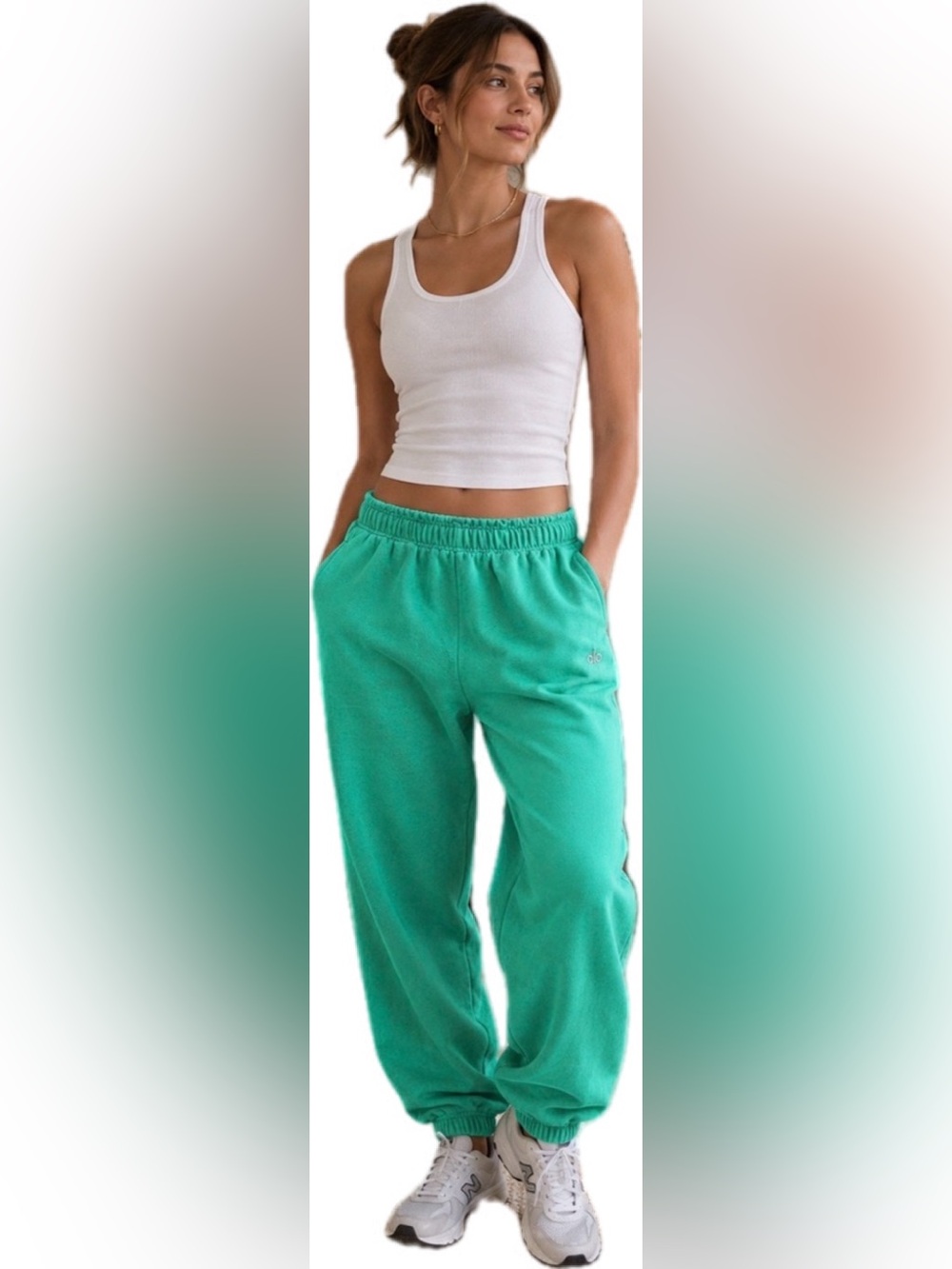 Alo accolade Green Jogger Pants medium